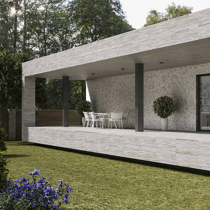 Portentous Sequoia White Matt Finish Porcelain Tile