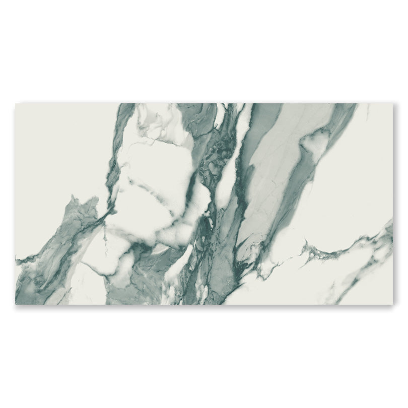 Baikal Teal Marble Polished Porcelain Tile (Sample)