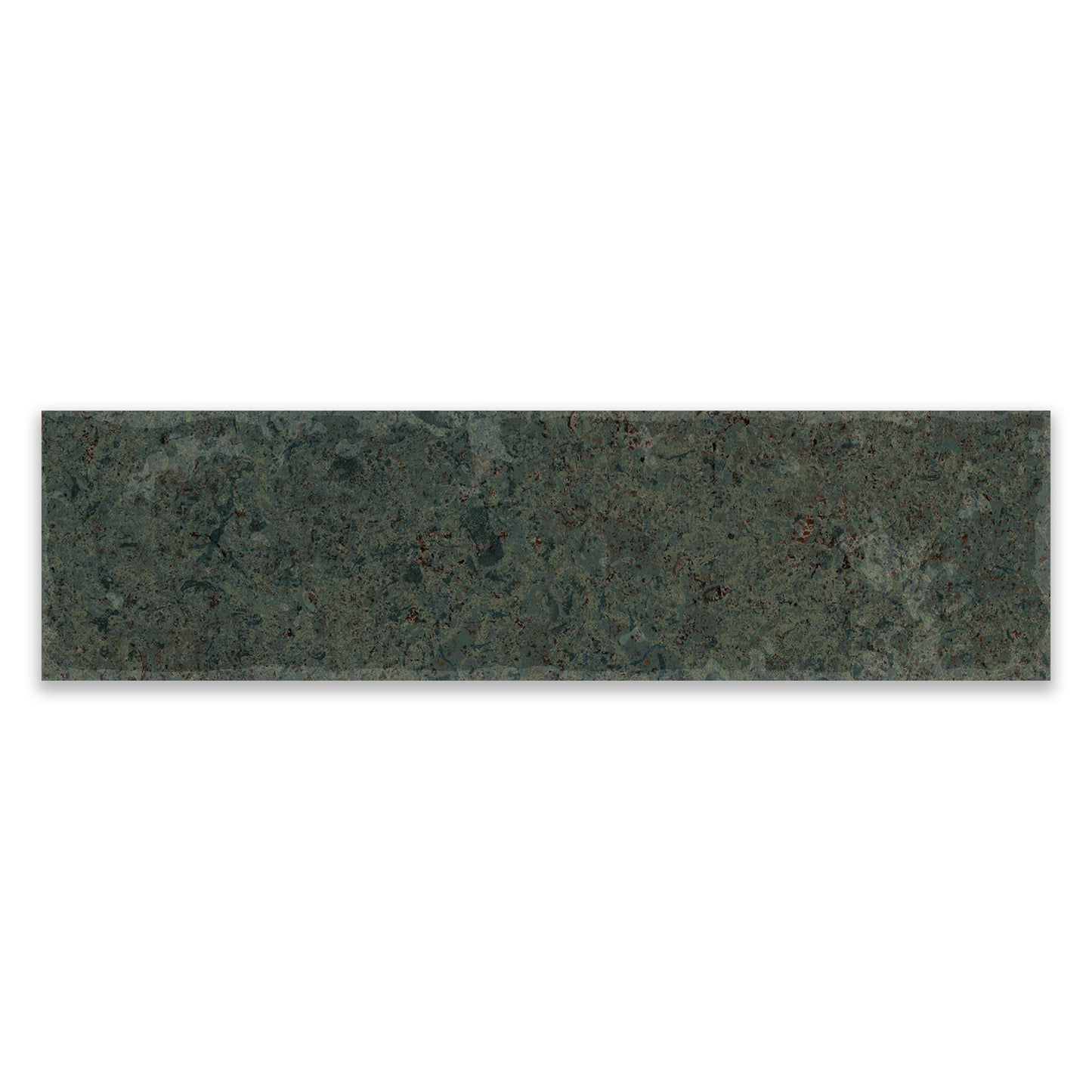 Balistone Metal Seagreen Brick Effect Gloss Finish Tile (Sample)