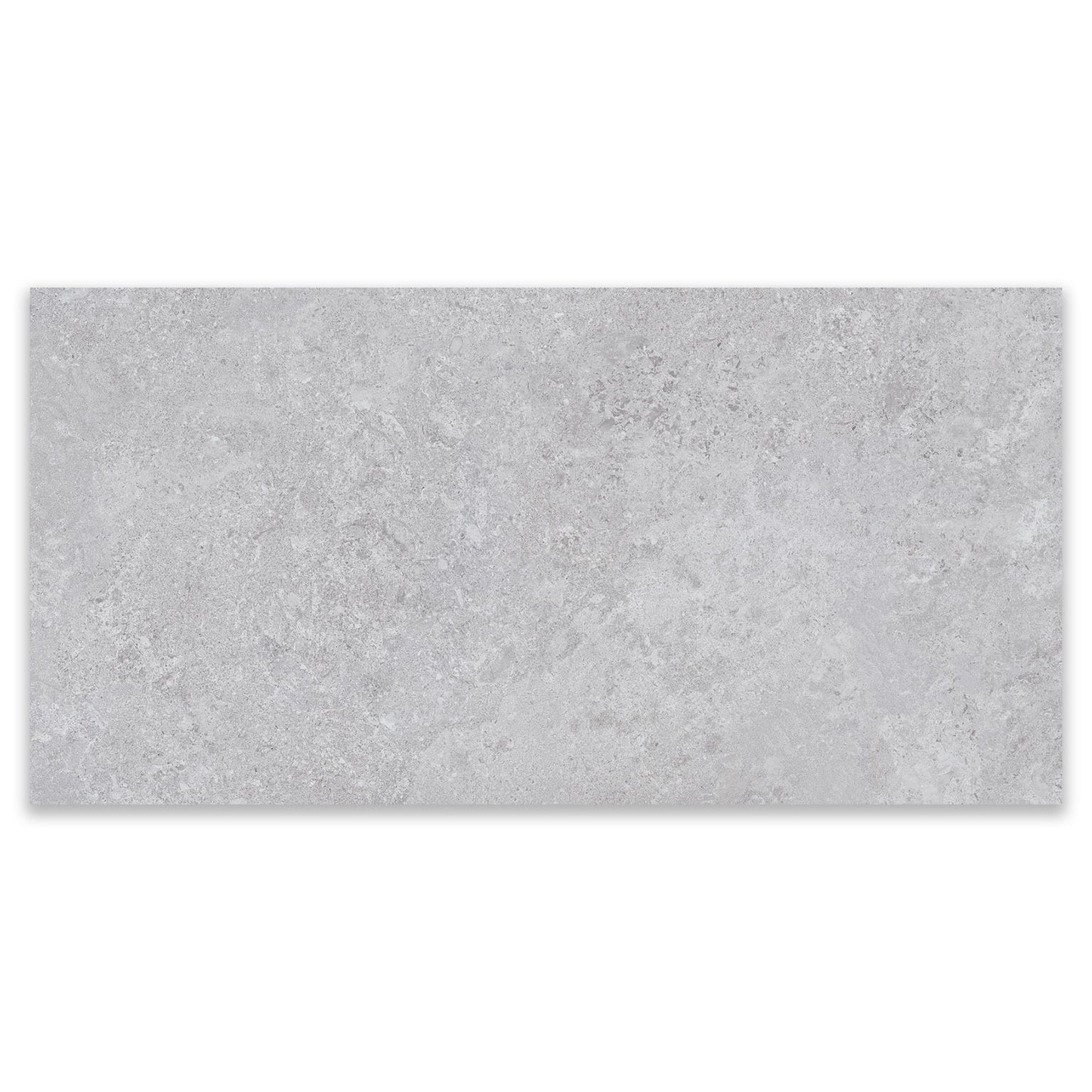 Borga Silver Matt Stone Effect Wall & Floor Porcelain Tile (Sample)