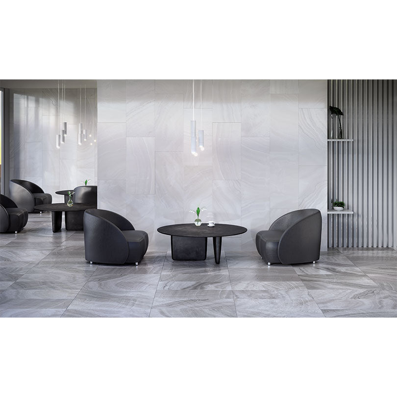 Davos Deep Polished Porcelain Wall and Floor Tile RTC