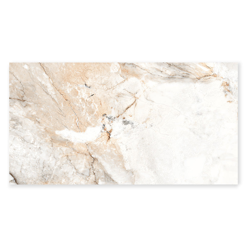 Exotica Bross Brown Marble Effect Polished Porcelain Tile (Sample)