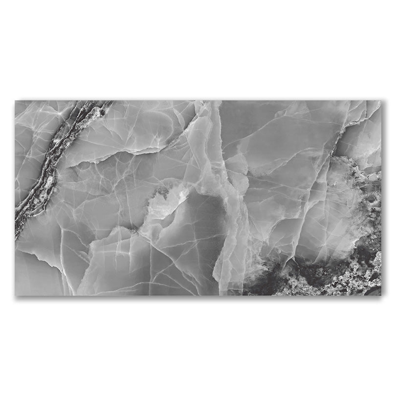 Exotica Grey Agate Onyx Dunes Marble Effect Polished Porcelain Tile
