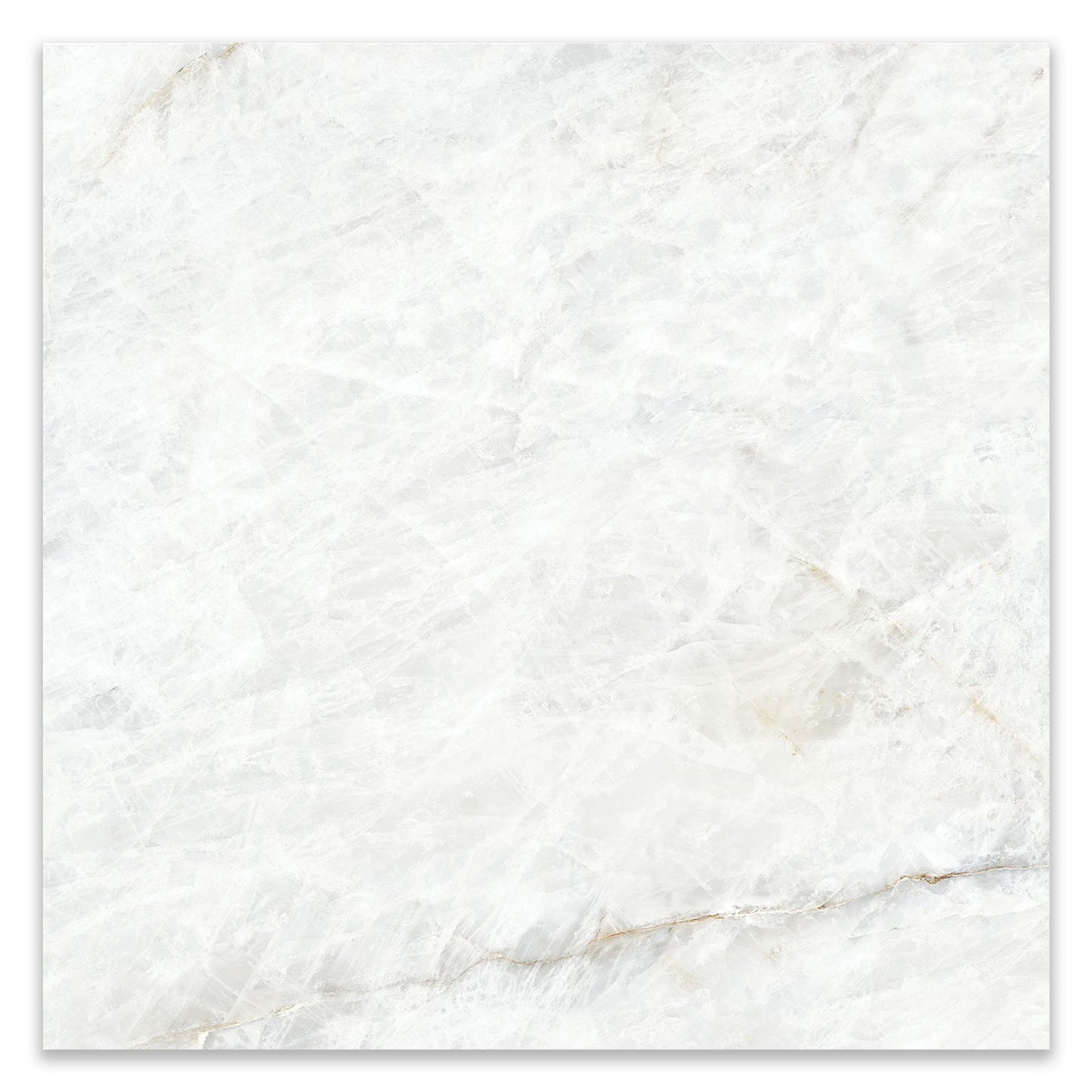 Gemstone White Silk Matt Finish Porcelain Tile 100x100 (Sample)