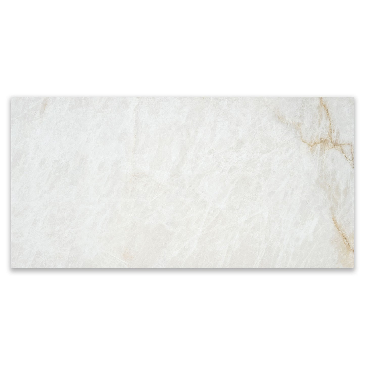 Gemstone White Silk Matt Finish Porcelain Tile (Sample)