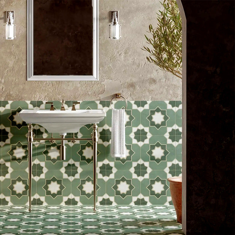 Izmir Olive Green Matt Finish Porcelain Tile