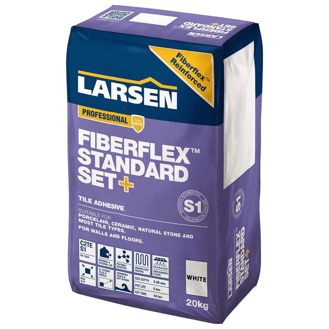 Larsen Standard Setaflex White Adhesive