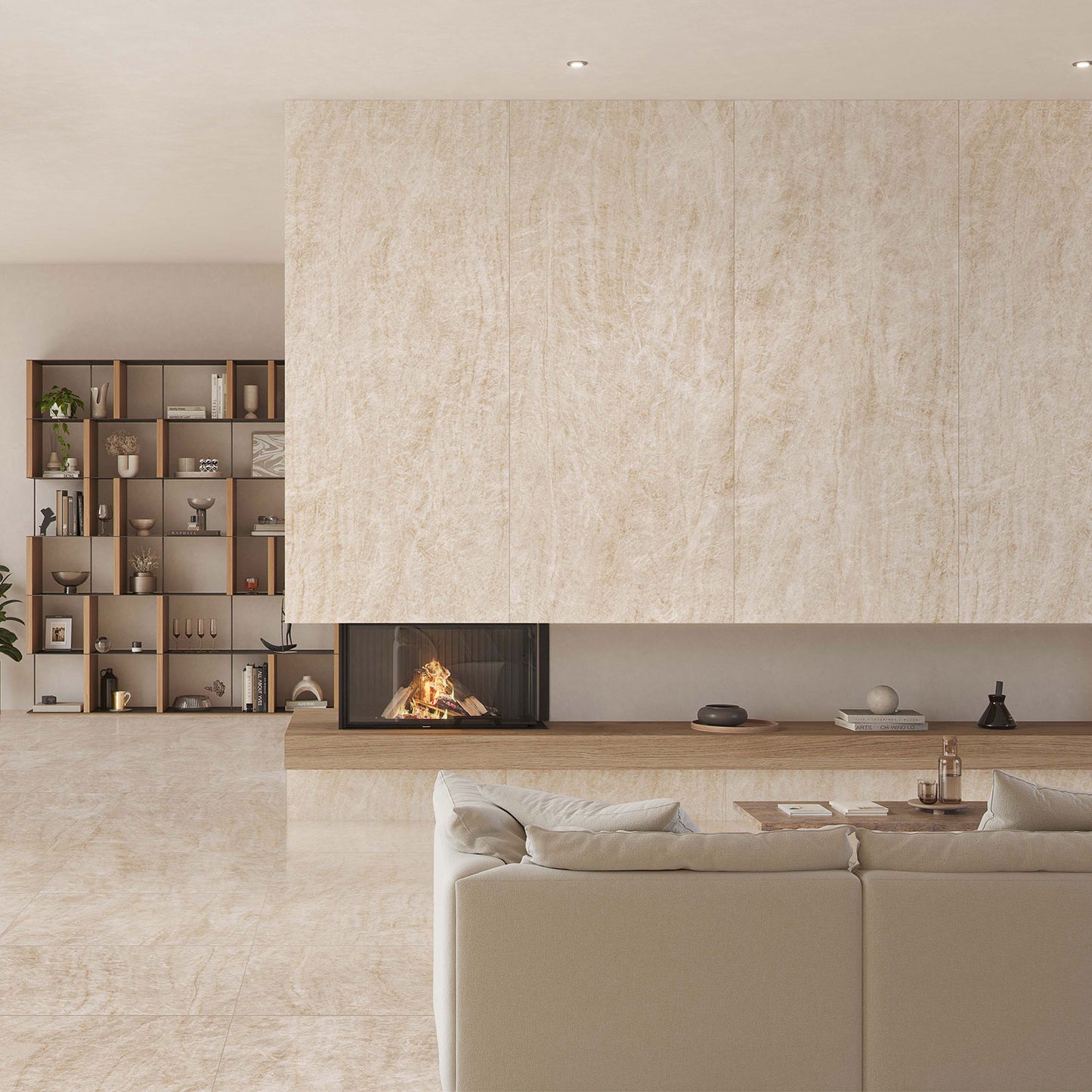 Palace Natural Silk Matt Finish Taj Mahal Effect Porcelain Tile