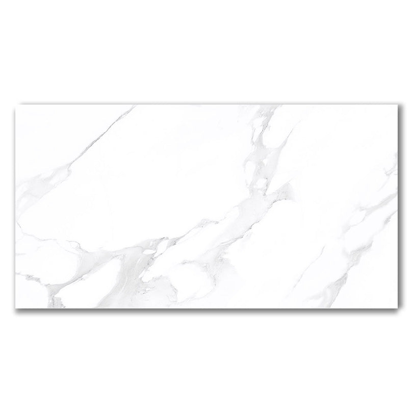 Dazzle Royal Statuario White Marble Effect Semi Polished Porcelain Tile (Sample)