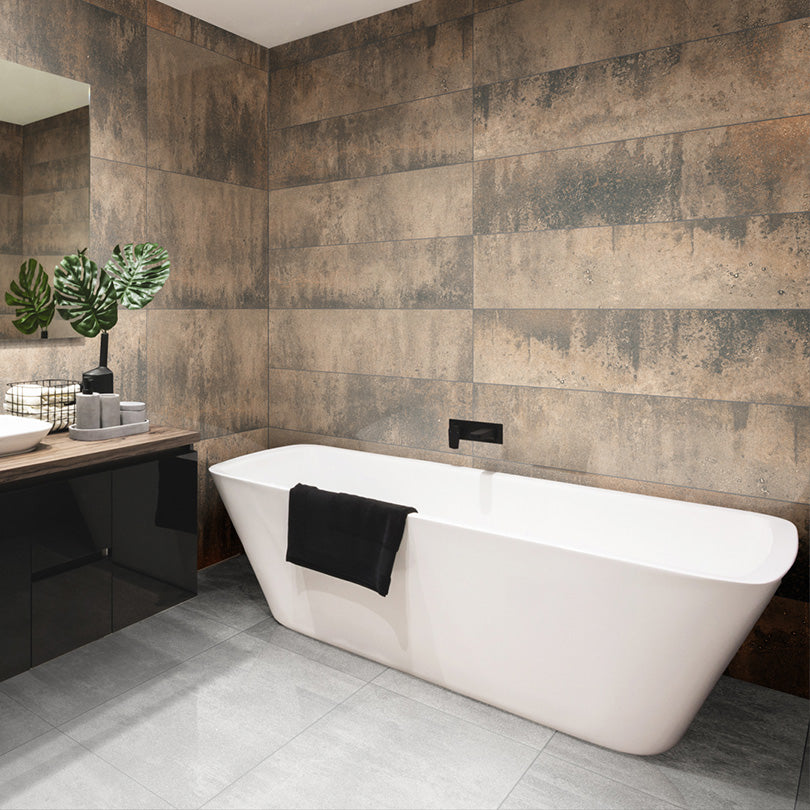 Scintillante Orion Metallic Pearl Sugar Effect Porcelain Tile