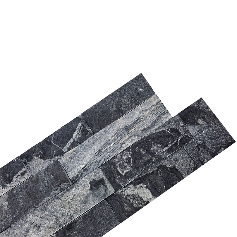 Zeus Nero Split Face Mosaic Tile