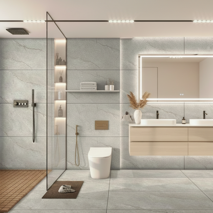 Venitian Ice Matt 3D Porcelain Marble Onyx Effect Tile