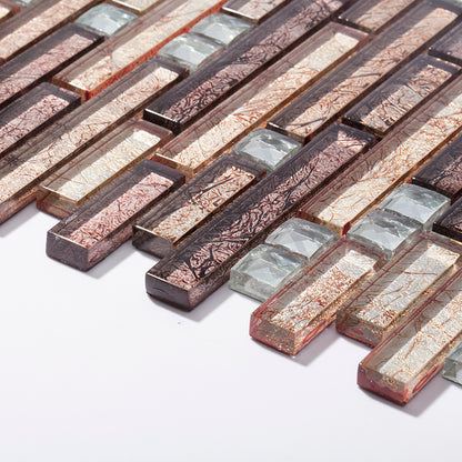 Diamonte Brown Diamond Mosaic Wall Tile