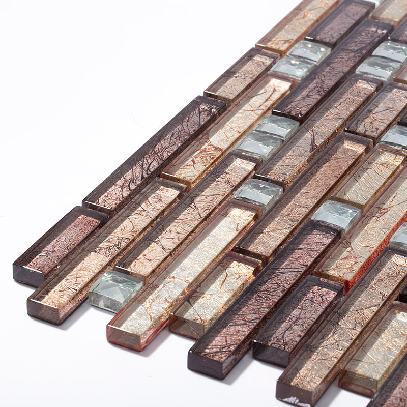 Diamonte Brown Diamond Mosaic Wall Tile