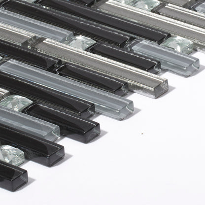 Diamonte Perla Diamond Mosaic Wall Tile