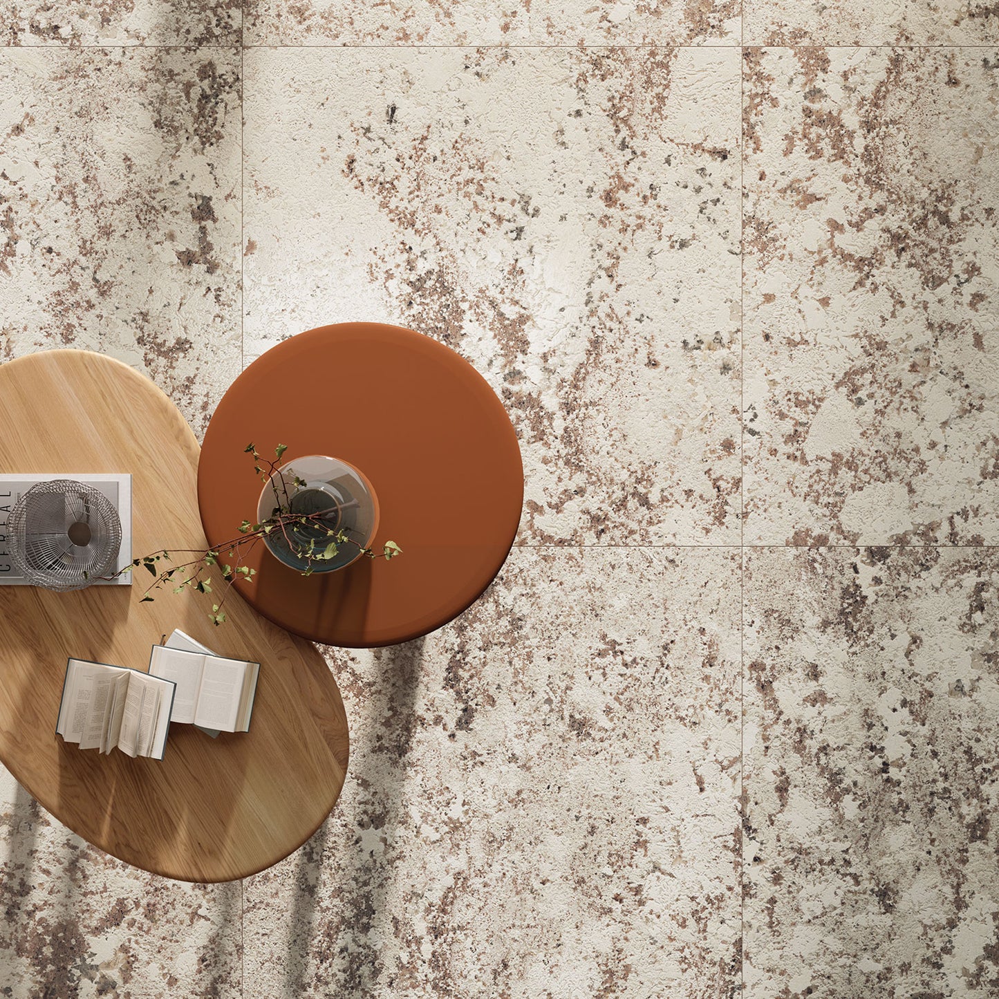 Alaska White Matt Stone Effect Wall & Floor Porcelain Tile