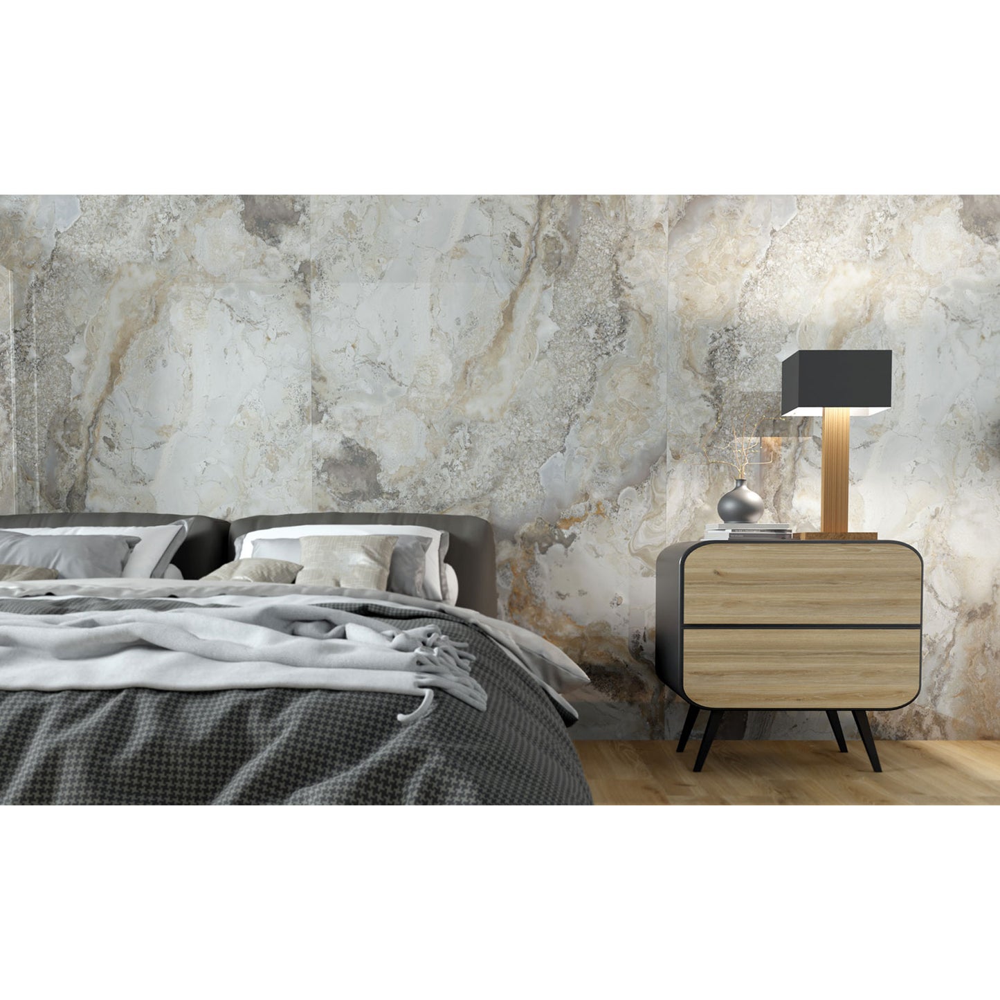 Ambre Cloud Marble Onyx Effect Tile 60x120