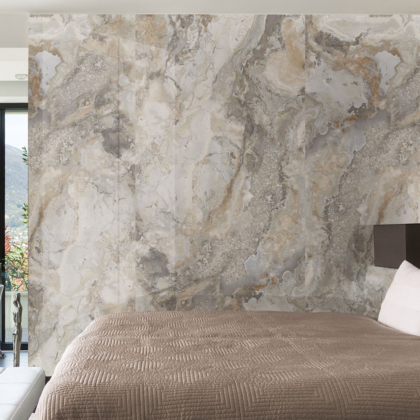 Ambre Cloud Marble Onyx Effect Tile 60x120