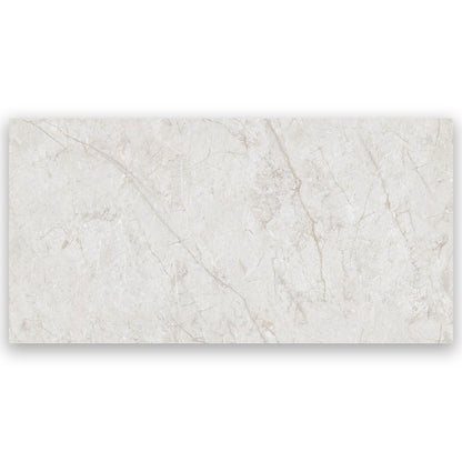 Arrow Bianco Polished Porcelain Marble Stone Effect Tile