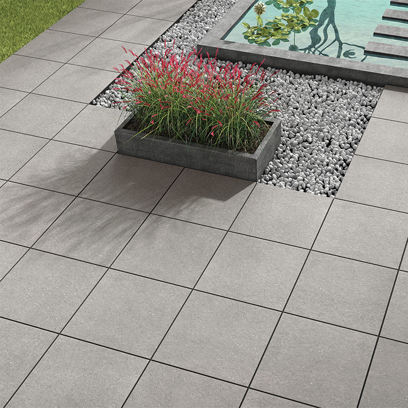 Asphalt Stone Grey Outdoor Paving Porcelain Tile
