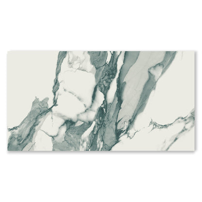 Baikal Teal Marble Polished Porcelain Tile (Sample)