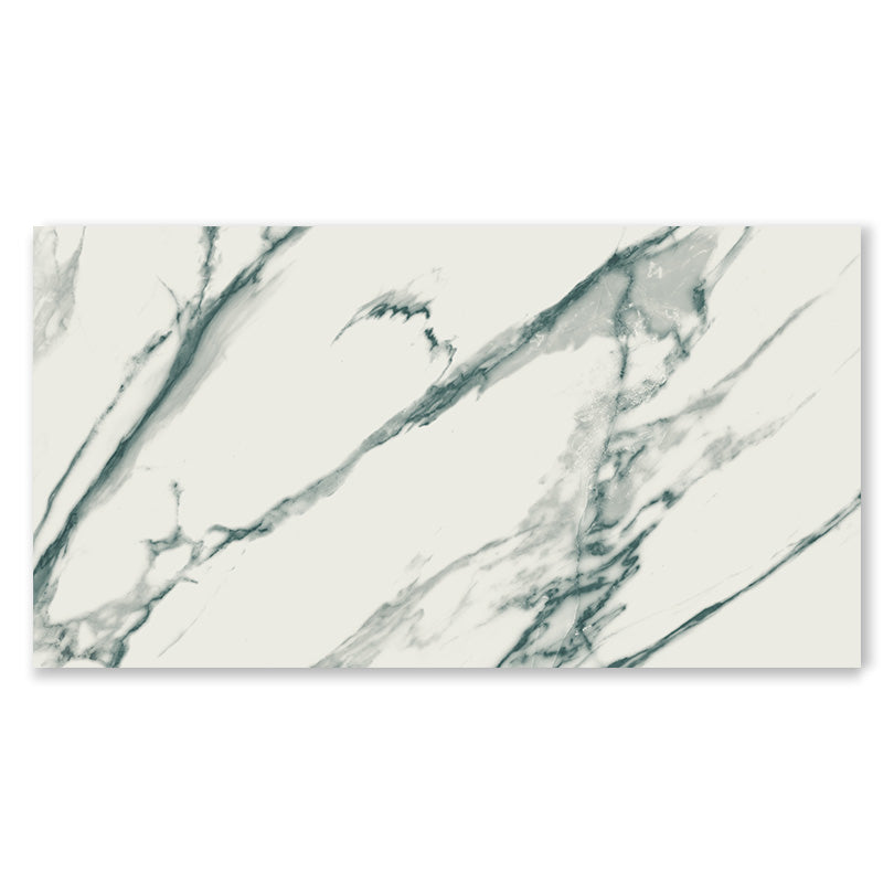 Baikal Teal Marble Polished Porcelain Tile (Sample)