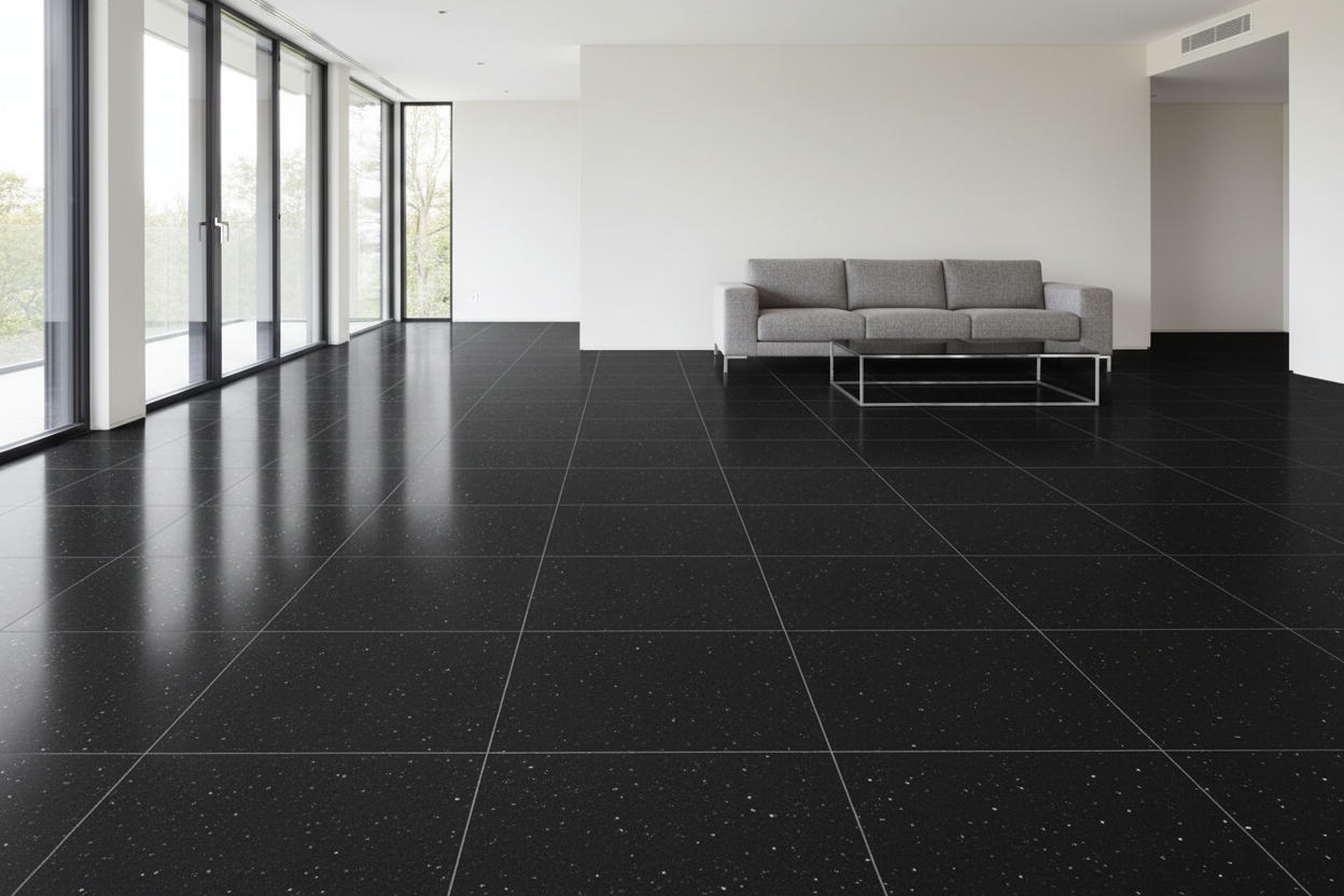 Black Quartz Stardust Premium Wall & Floor Tile