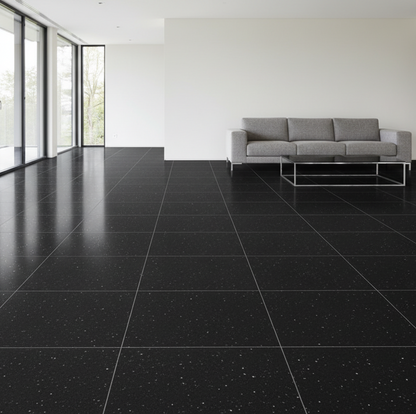 Black Quartz Stardust Premium Wall & Floor Tile