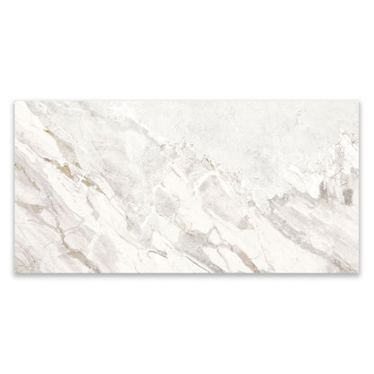 Blend White Matt Finish Marble Effect Porcelain Tile