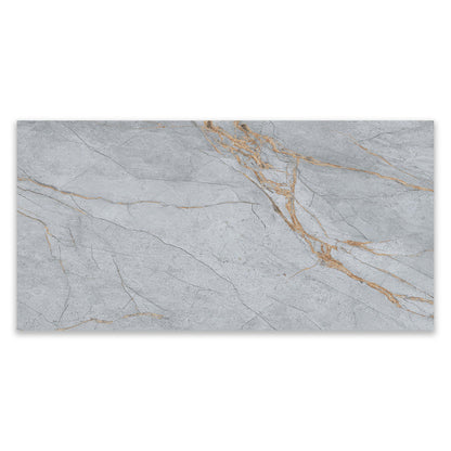 Blue Roma Marble Effect Wall & Floor Porcelain Tile