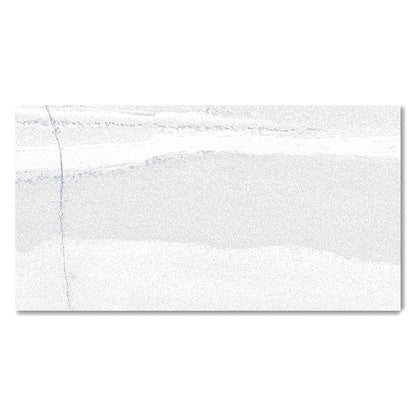 Burlington White Polished Porcelain Wall And Floor Tiles (Sample)