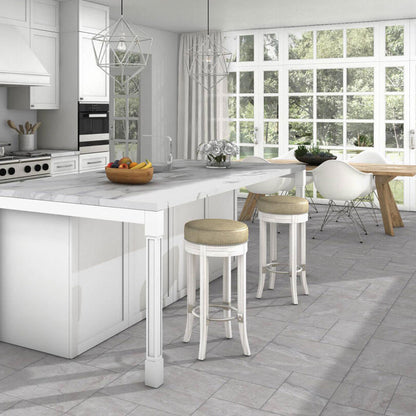 Chester Silver Modular Porcelain Tile