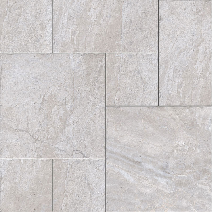 Chester Silver Modular Porcelain Tile