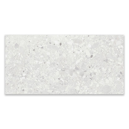 Clemon White Terrazo Effect 600x1200 Wall and Floor Tile
