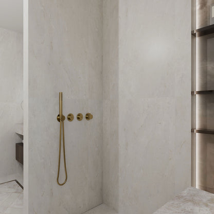 Crema Delicato Marble Effect Polished Porcelain Wall & Floor Tile