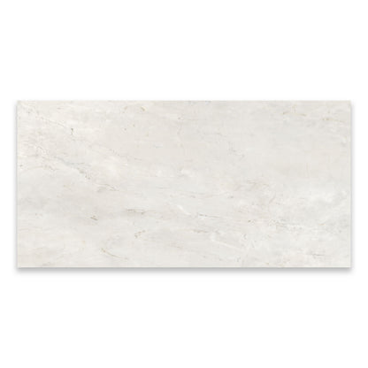 Crema Delicato Marble Effect Polished Porcelain Tile (Sample)