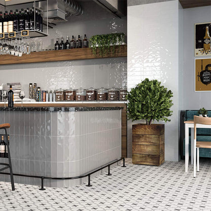 Delfos Grey Matt Finish Pattern Tile