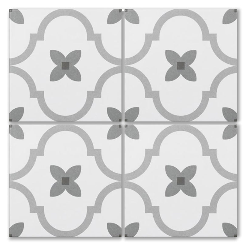 Delfos Grey Matt Finish Pattern Tile