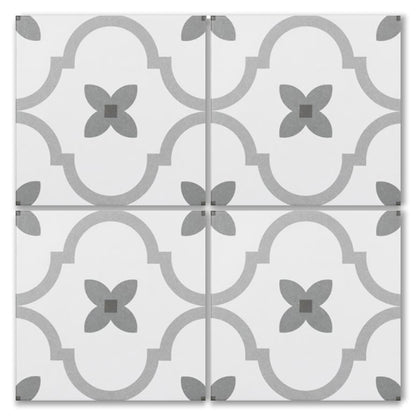 Delfos Grey Matt Finish Pattern Tile