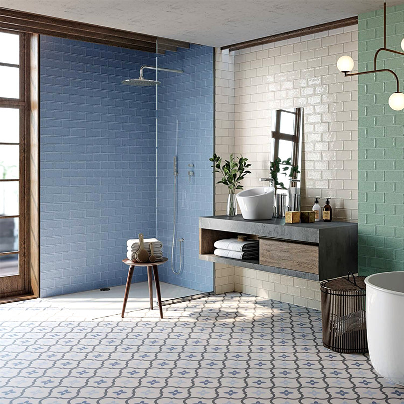 Delfos Mix Matt Finish Pattern Tile