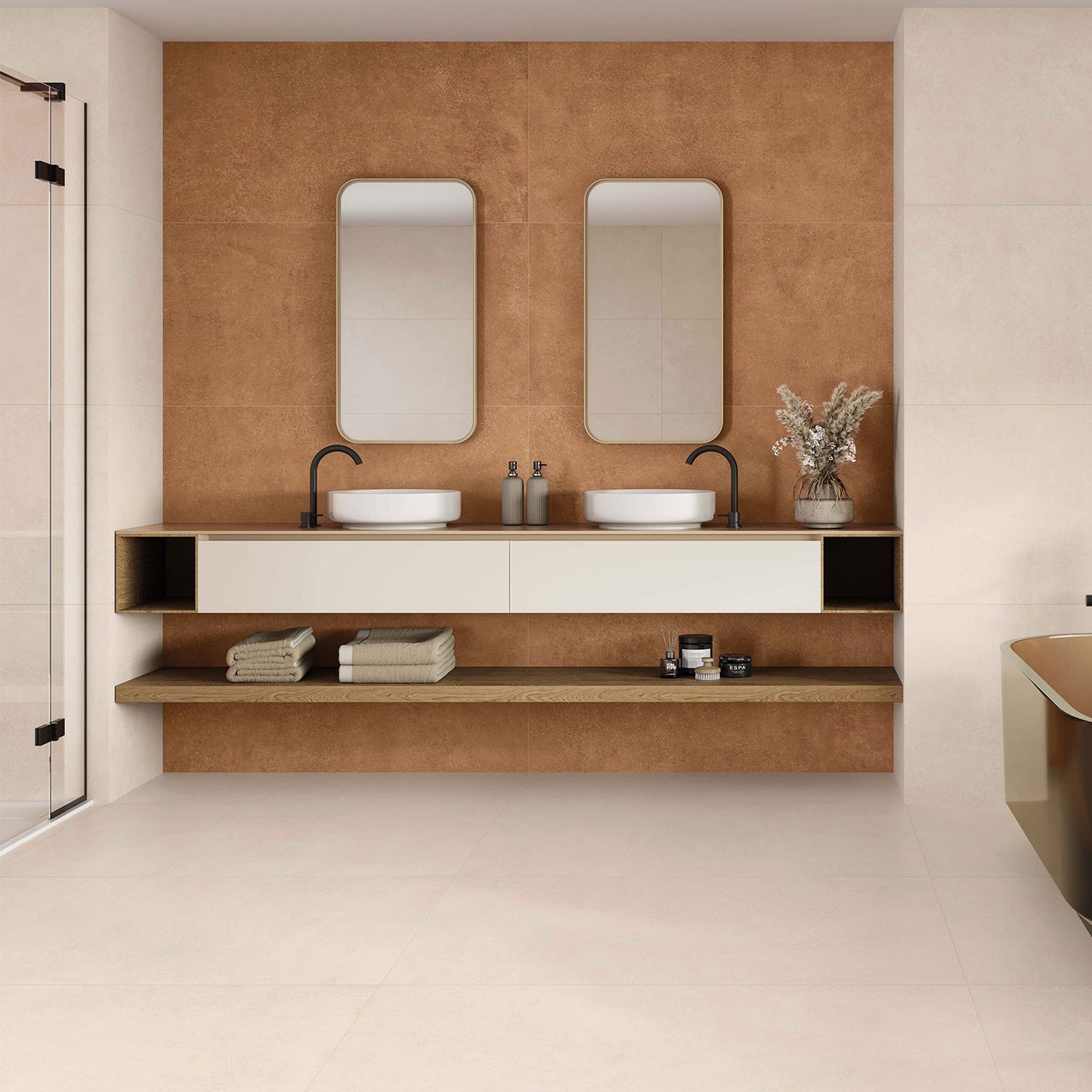Detroit Chalk Matt Stone Effect Porcelain Tile 100x100