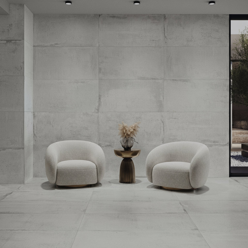 Detroit Ash Concrete Effect Tile (Sample)