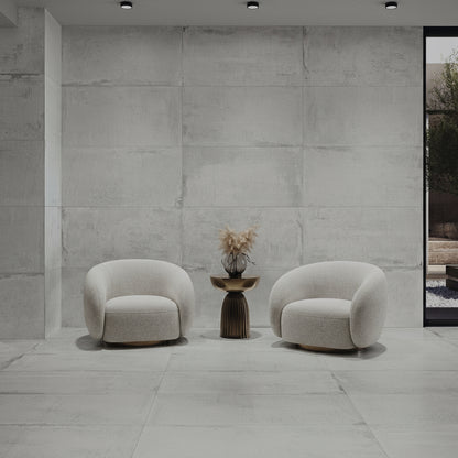 Detroit Ash Concrete Effect Porcelain Wall & Floor Tile