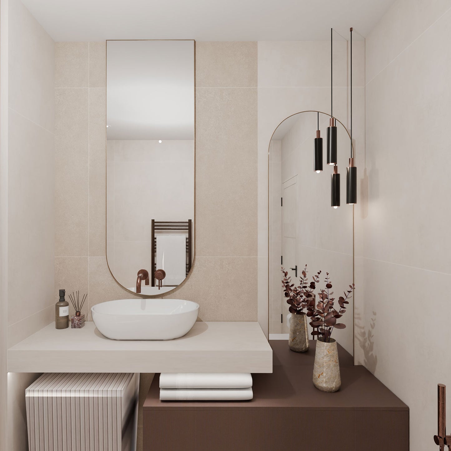 Detroit Chalk Matt Stone Effect Porcelain Tile 100x100