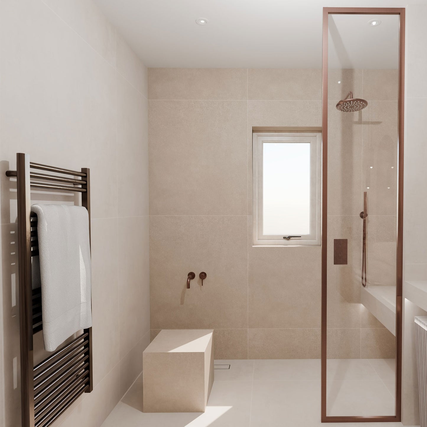 Detroit Chalk Matt Stone Effect Porcelain Tile 100x100