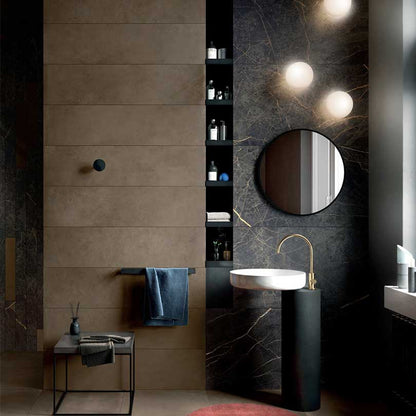 Epoque Black & Gold Marble Effect Tile (Sample)