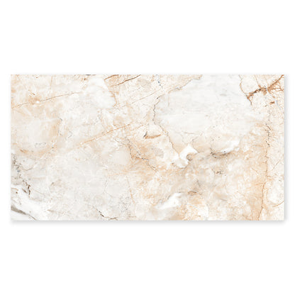 Exotica Bross Brown Marble Effect Polished Porcelain Tile (Sample)