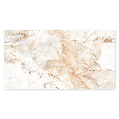 Exotica Bross Brown Marble Effect Polished Porcelain Tile (Sample)