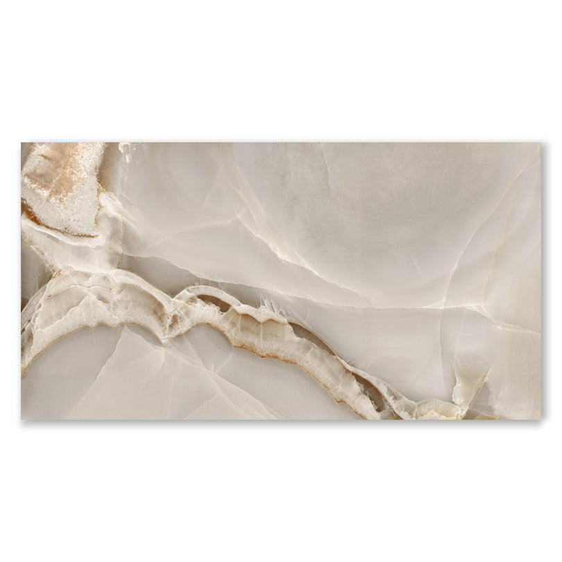 Exotica Selene Cappuccino Marble Effect Polished Porcelain Tile