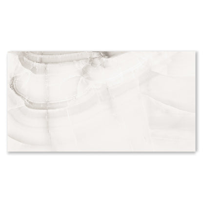 Exotica Ultra Onyx Grey Marble Effect Polished Porcelain Tile (Sample)